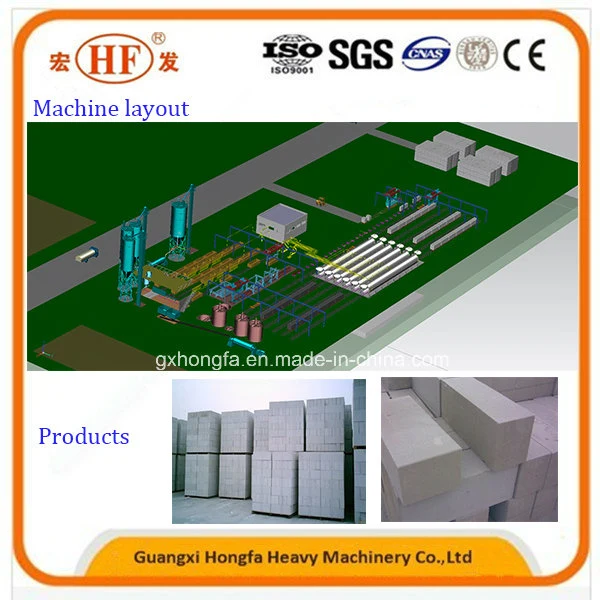 AAC Production Line Light Weight Fly Ash Brick Making Machine