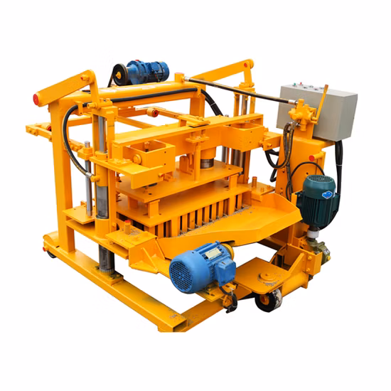 Mobile Block Making Machine Egg Laying Block Machine