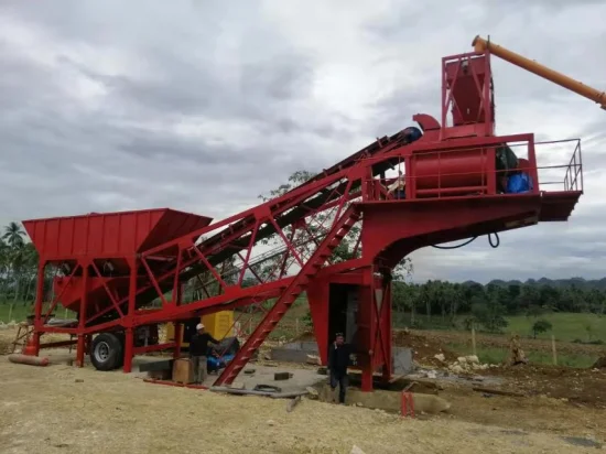 Hzs25/ 35/50/60/75/90/120 M3 Concrete Mixing Plant Machine From Manufacturer