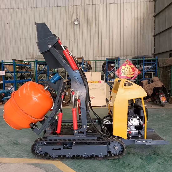 Mobile Diesel Mini Electric Portable Planetary Concrete Cement Truck and Pan Mixer with CE