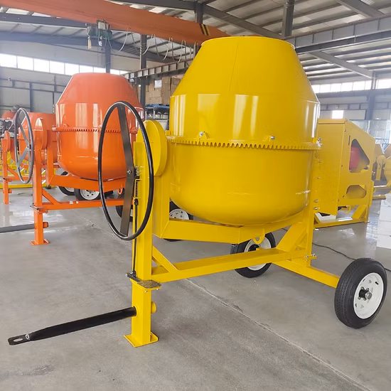 Mobile Diesel Mini Electric Portable Planetary Concrete Cement Truck and Pan Mixer with CE